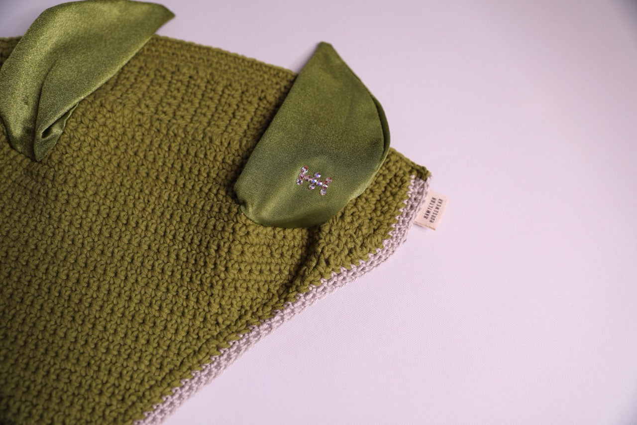 Olive Horse Bonnet