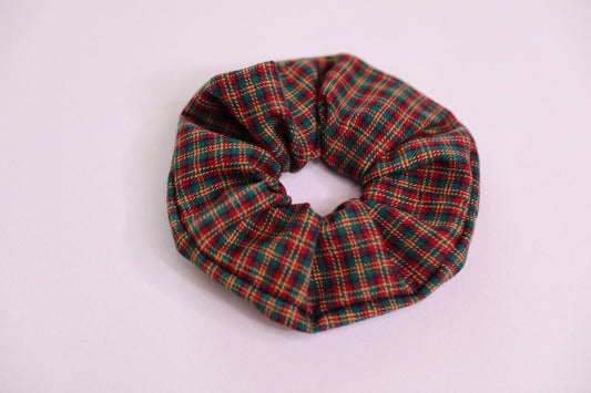 Plaid Scrunchie Handmade In Canada